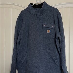 Carhartt Charcoal Quarter-Zip Pullover